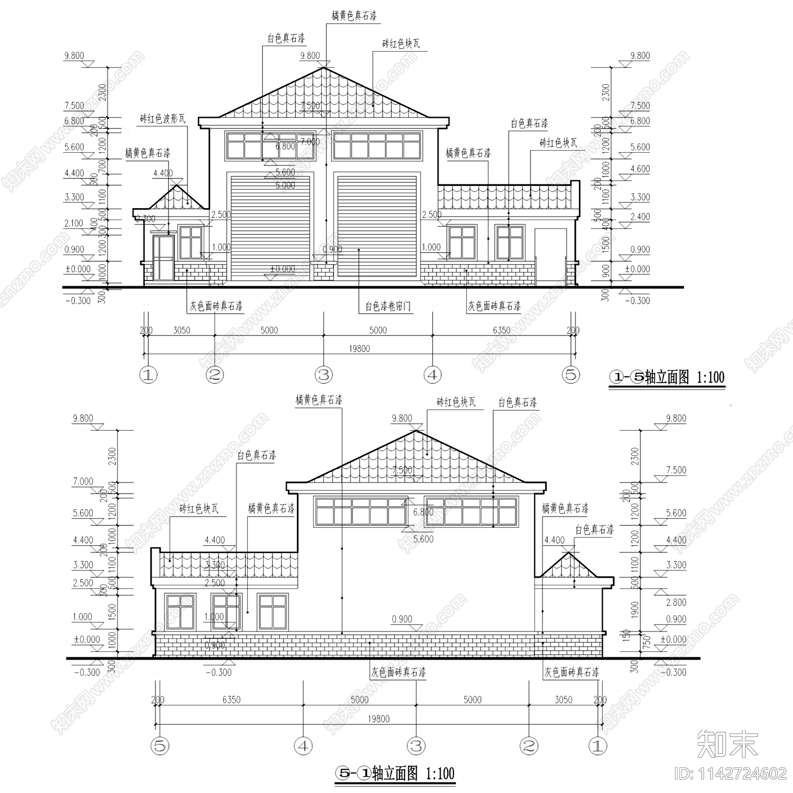 鹤壁开发区垃圾中转站建筑cad施工图下载【ID:1142724602】