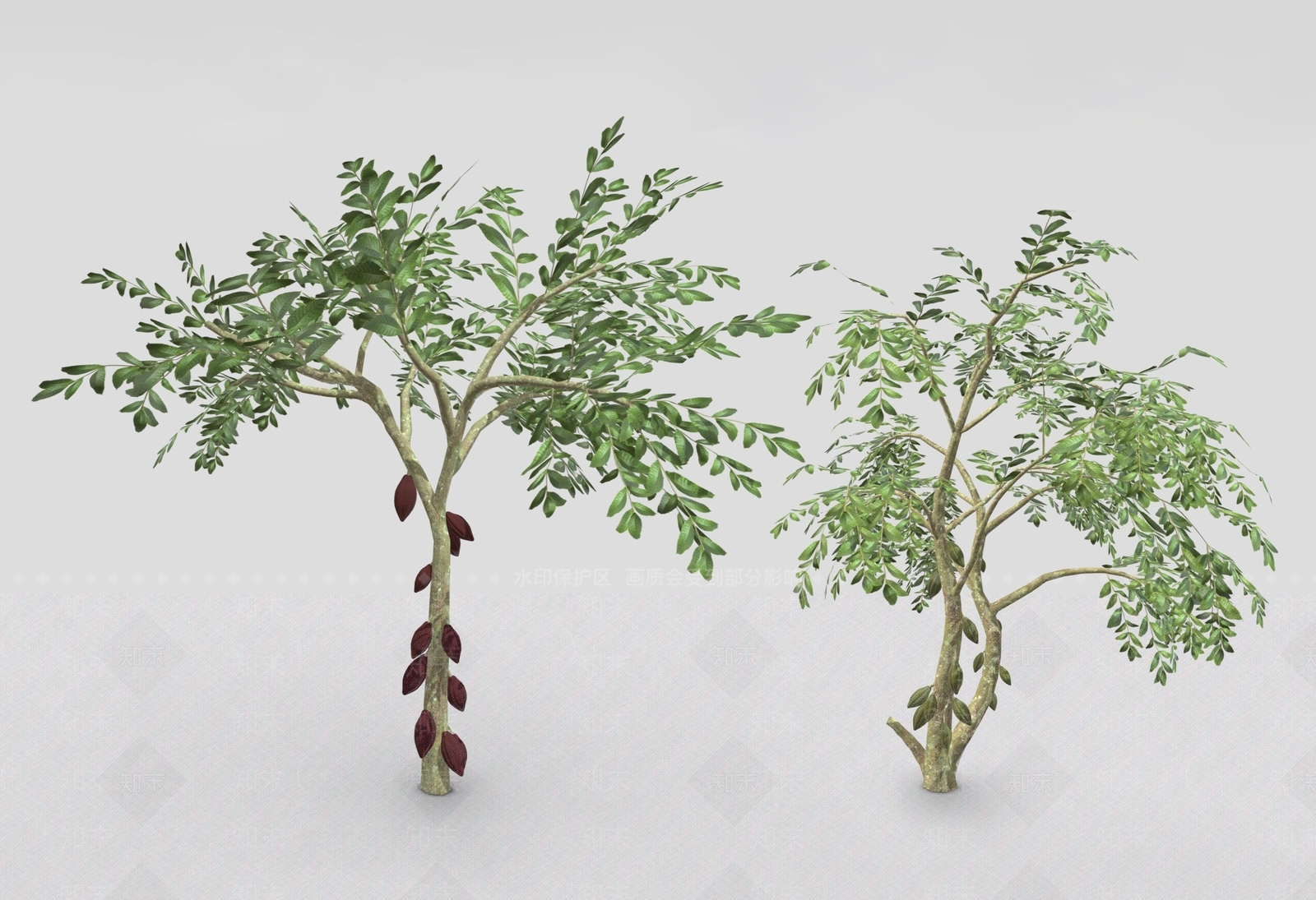 现代树木3D模型下载【ID:1142769002】