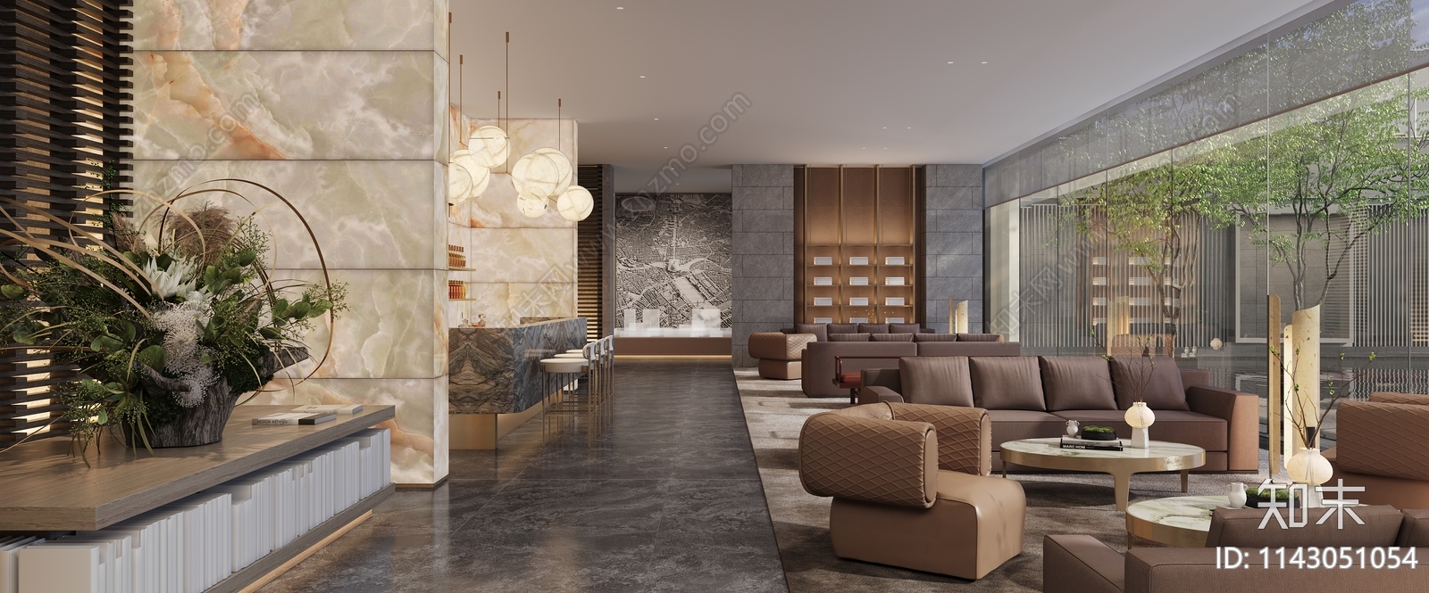 瑞府会所室内装修cad施工图下载【ID:1143051054】