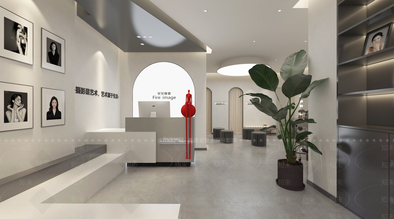 写真摄影店3D模型下载【ID:1142735649】