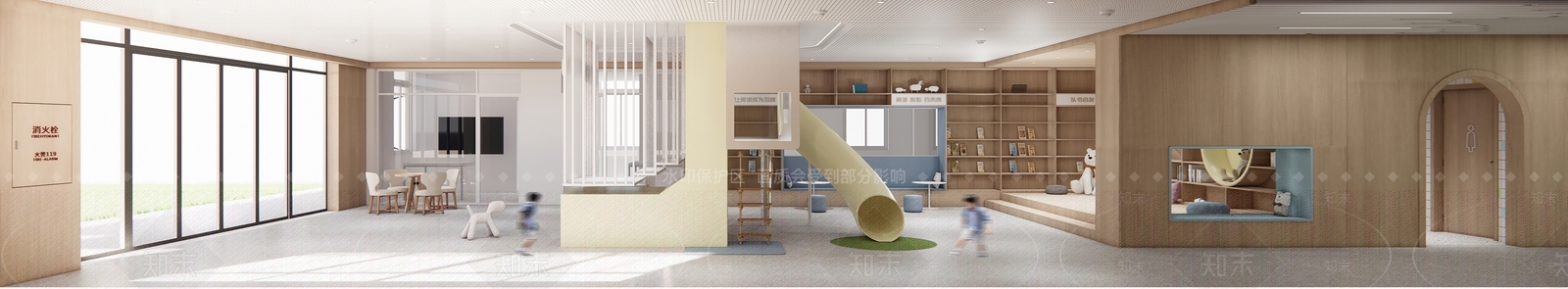 现代幼儿园大厅SU模型下载【ID:1142736330】