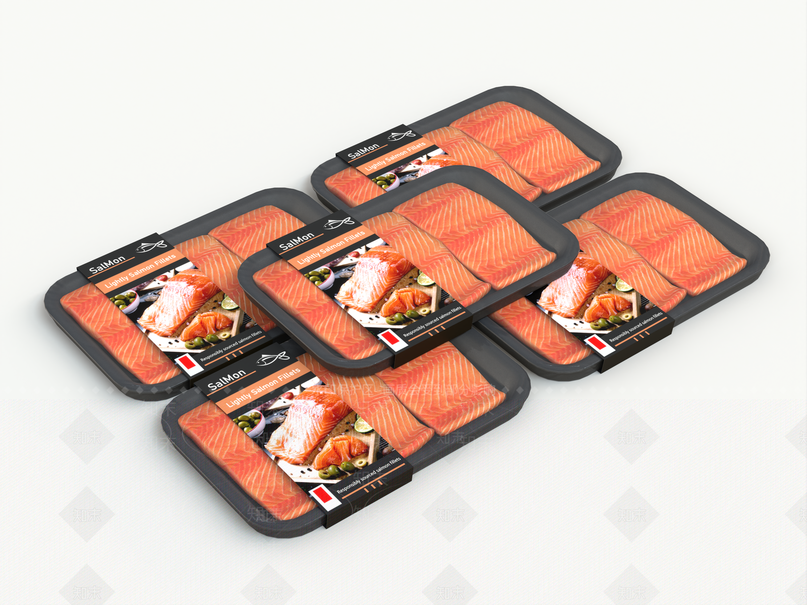 三文鱼3D模型下载【ID:1142738620】