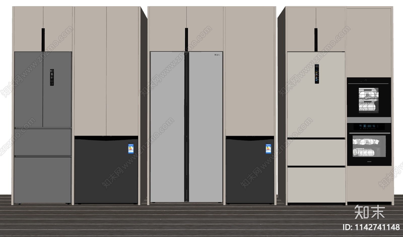 冰箱SU模型下载【ID:1142741148】