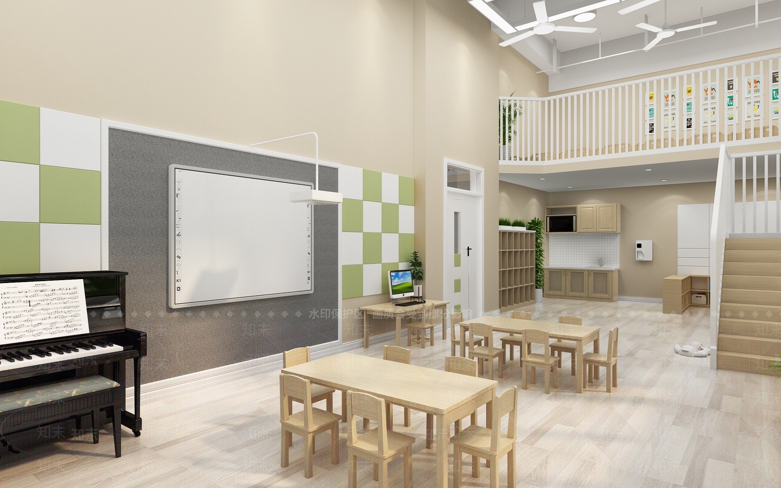 幼儿园3D模型下载【ID:1142744312】