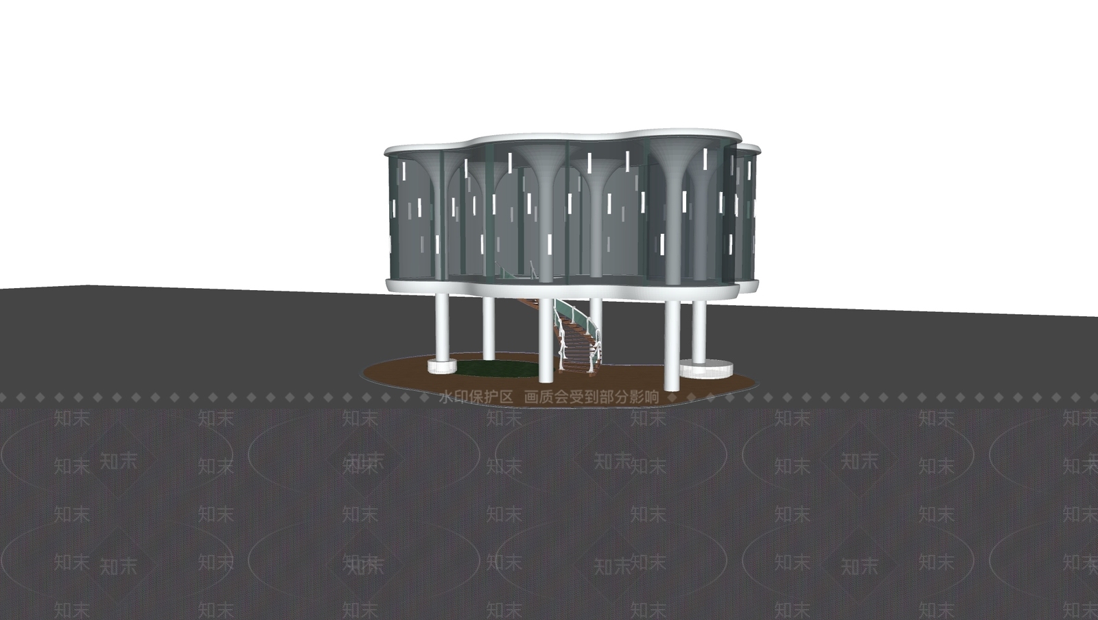 现代驿站SU模型下载【ID:1142756501】