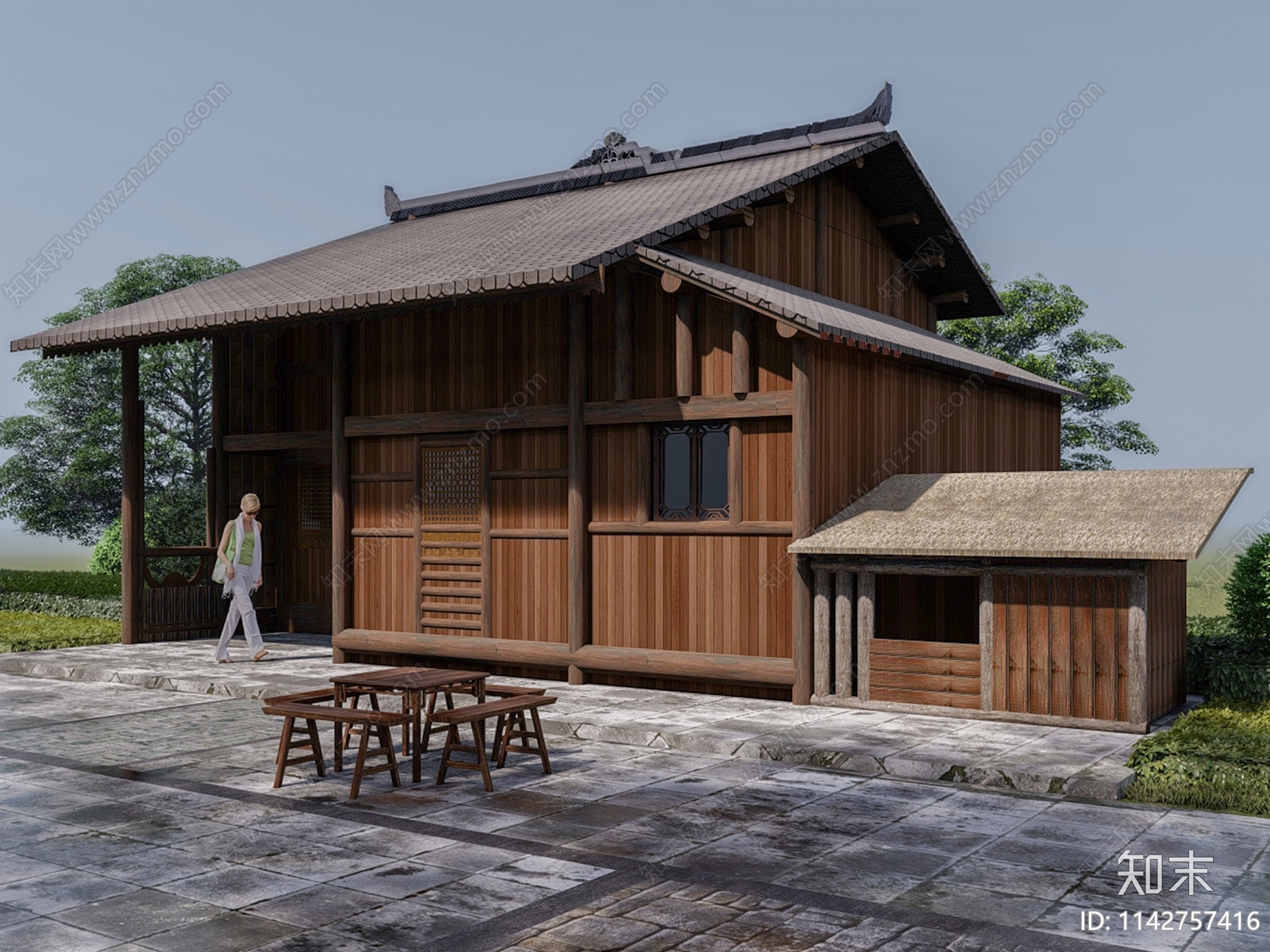 现代乡村农村特色建筑SU模型下载【ID:1142757416】