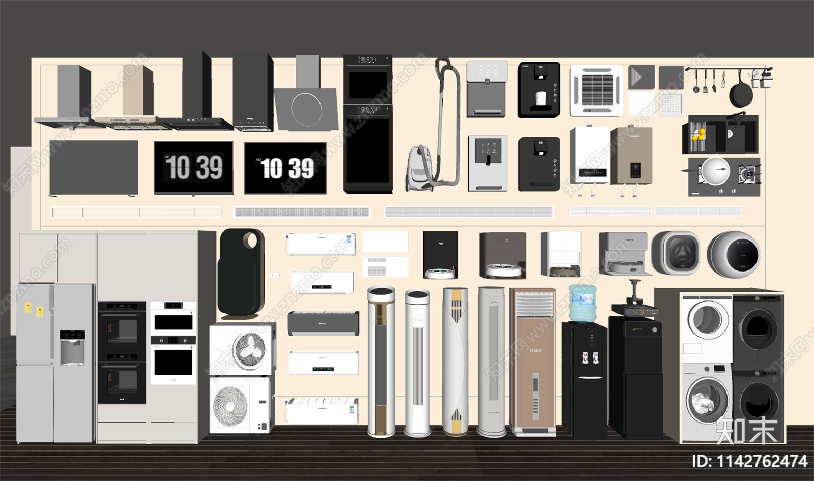 家用电器组合SU模型下载【ID:1142762474】