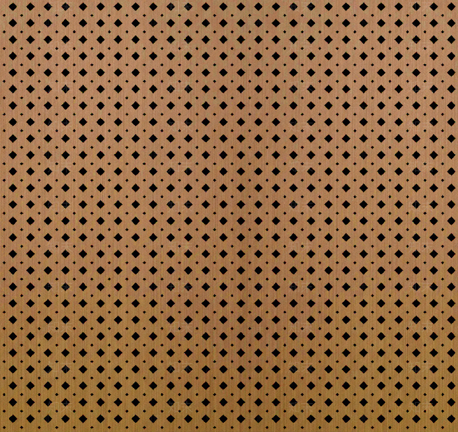 菱形均质褐色穿孔金属板穿孔铝板贴图下载【ID:1142776538】