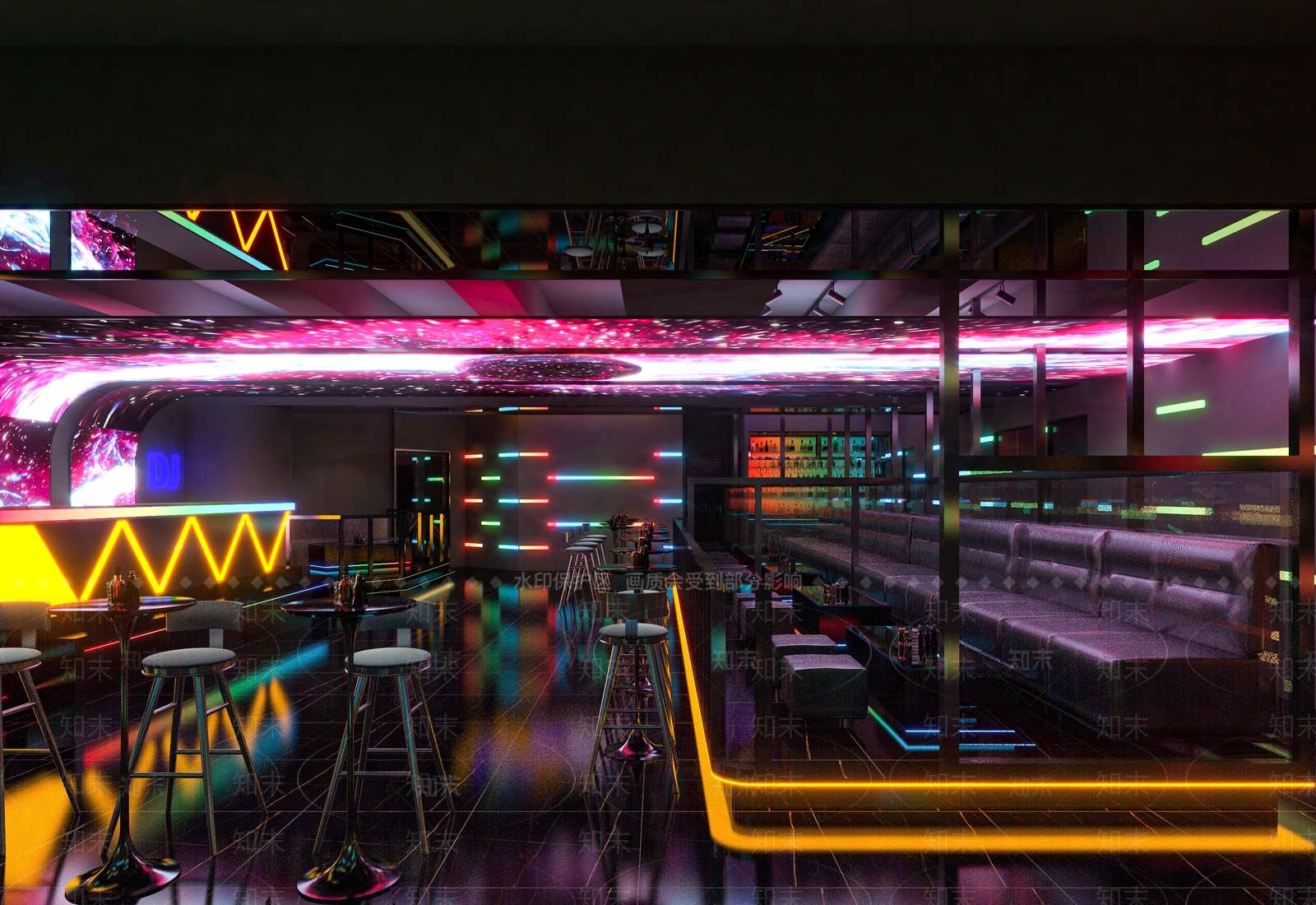 现代酒吧3D模型下载【ID:1142785511】