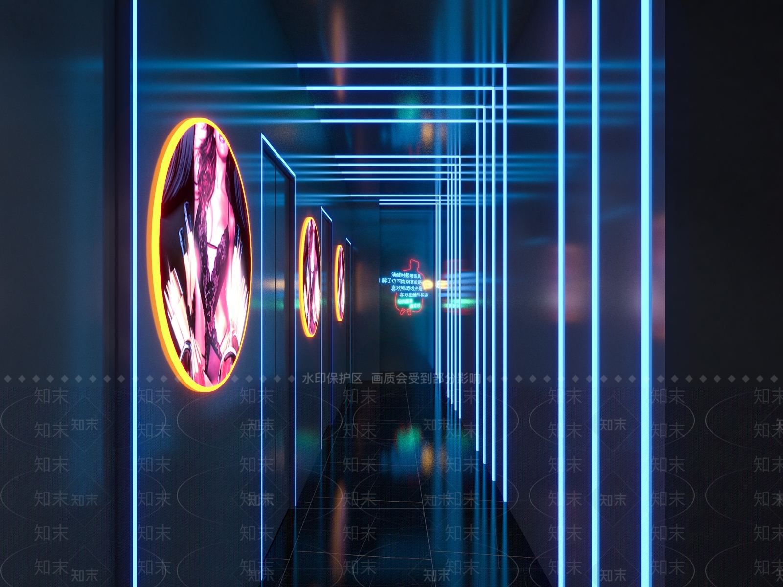 现代酒吧3D模型下载【ID:1142785511】