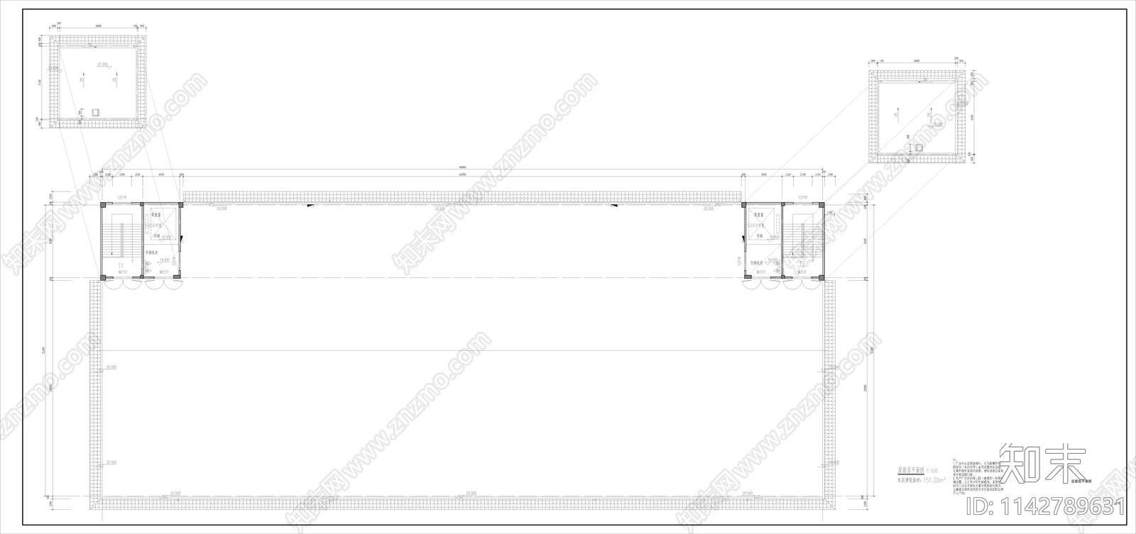 工业厂房建筑cad施工图下载【ID:1142789631】