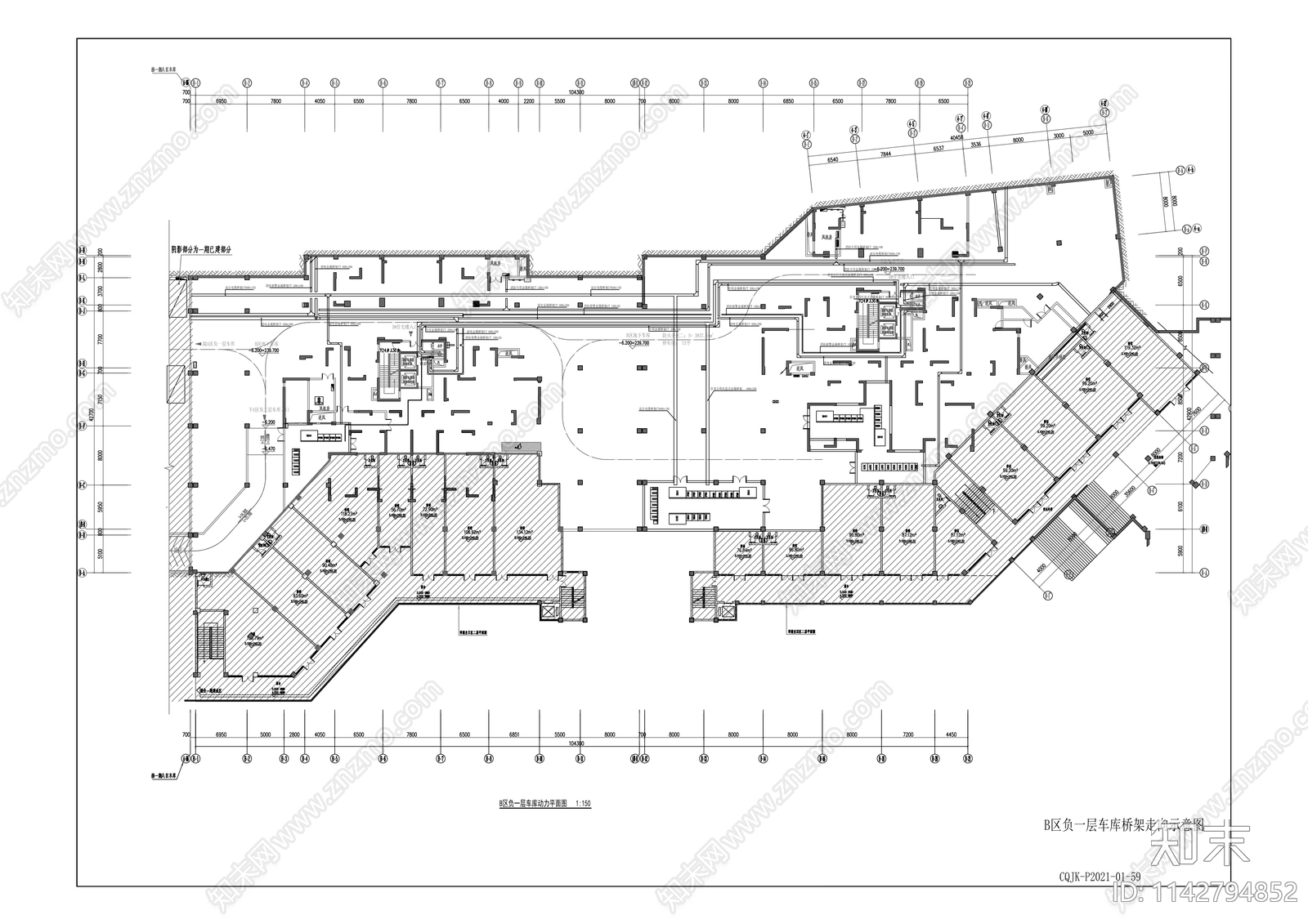 依云水岸住宅小区供配电工程cad施工图下载【ID:1142794852】