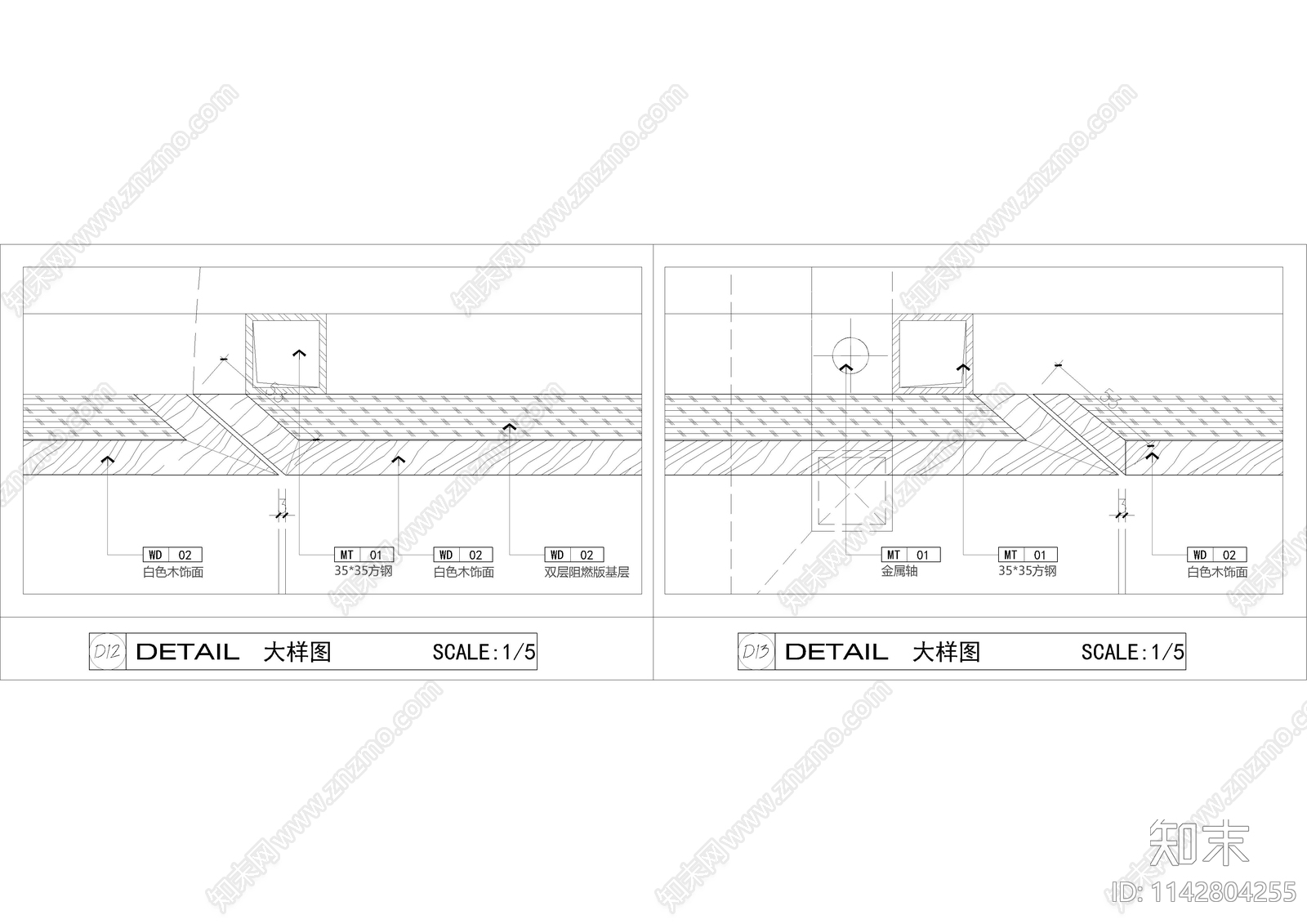 楼板地面卫生间通用大样cad施工图下载【ID:1142804255】