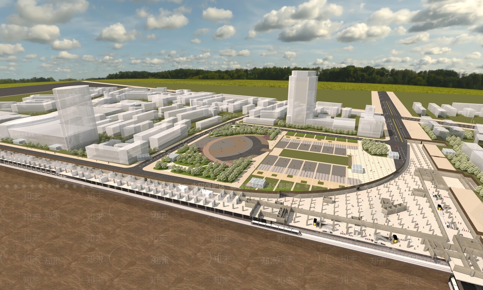 地铁站剖切3D模型下载【ID:1142823349】