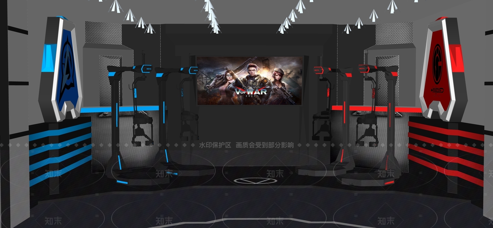 现代其他休闲娱乐空间SU模型下载【ID:1215965070】