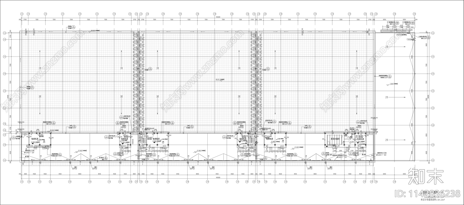 农产品电商物流园冷库建筑施工图下载【ID:1142836238】