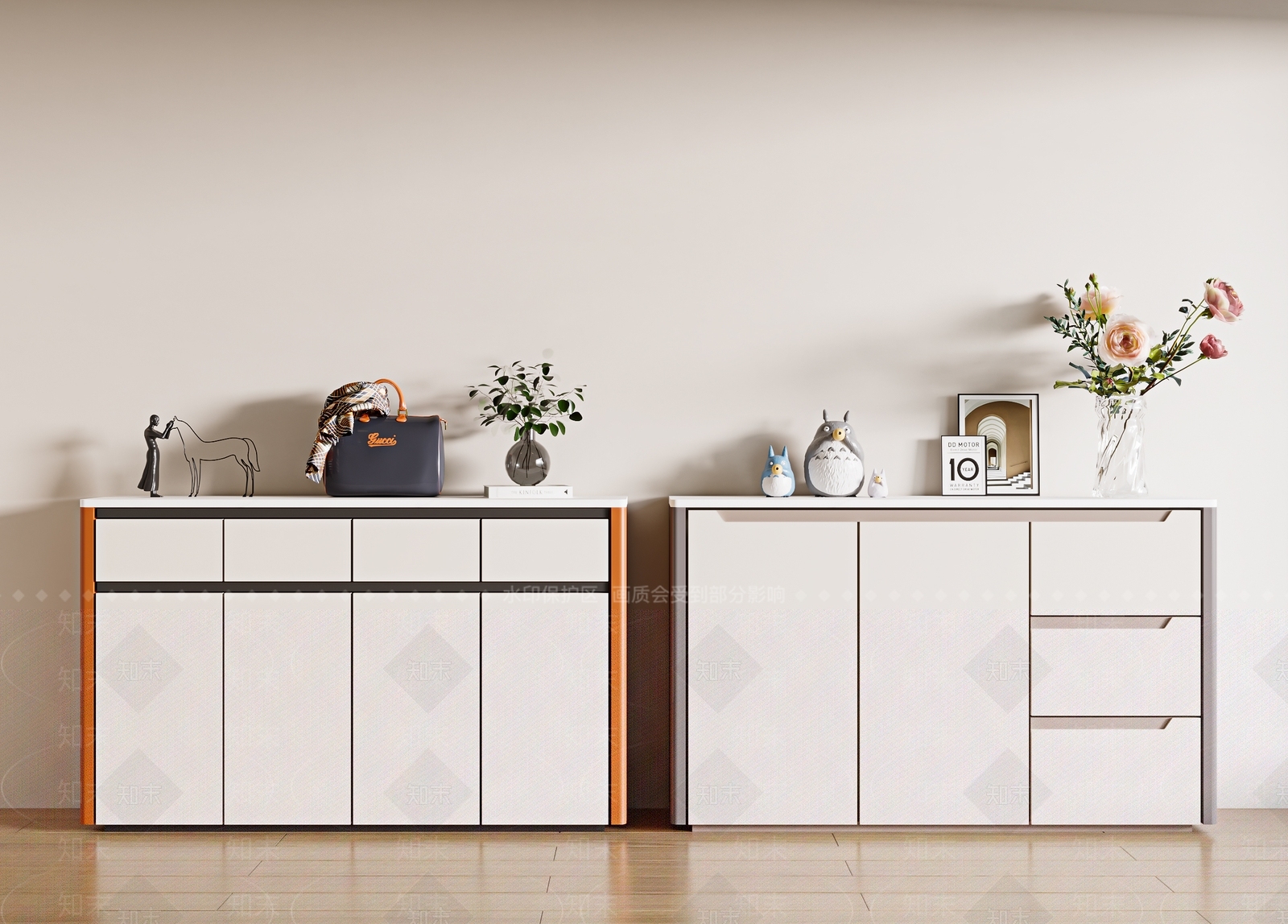 现代鞋柜3d模型3D模型下载【ID:1142837118】