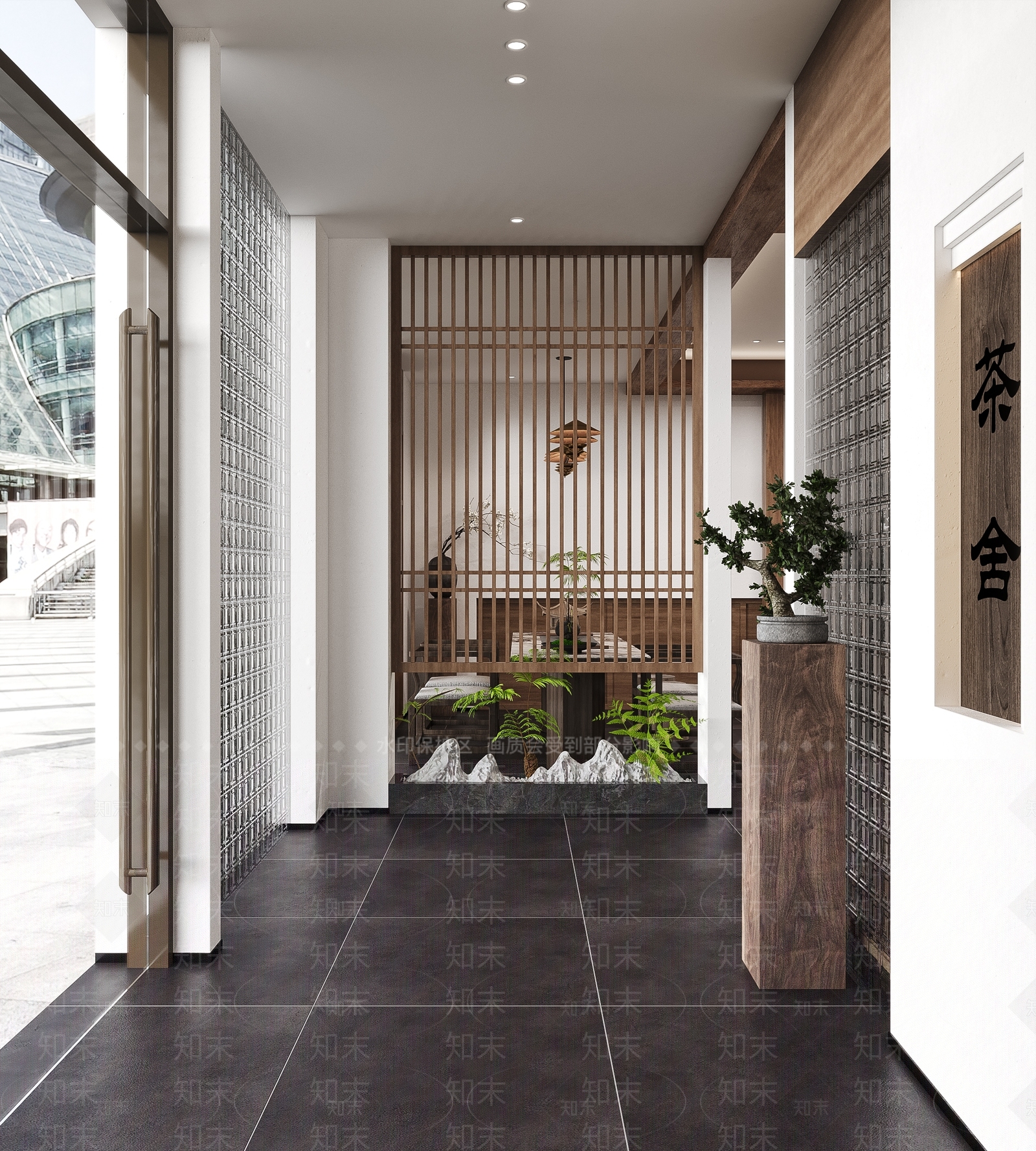 禅意茶叶店3D模型下载【ID:1142846397】