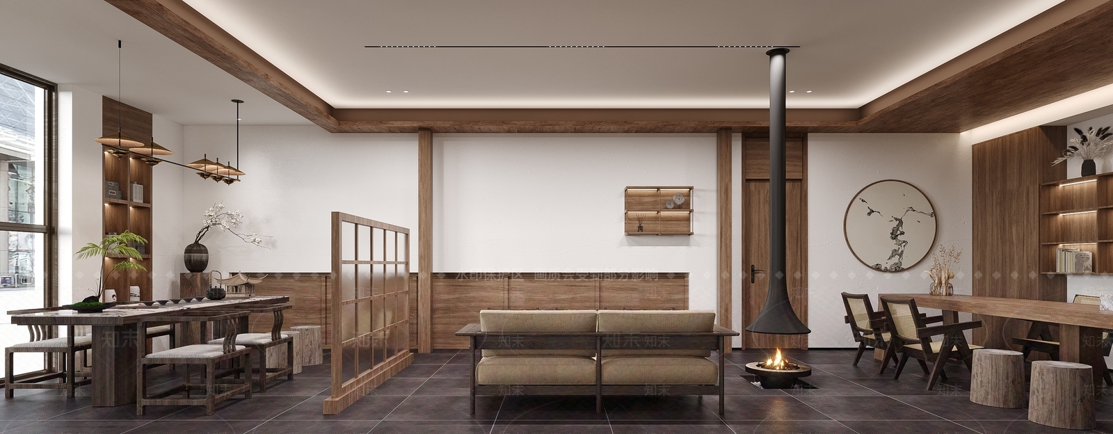 禅意茶叶店3D模型下载【ID:1142846397】