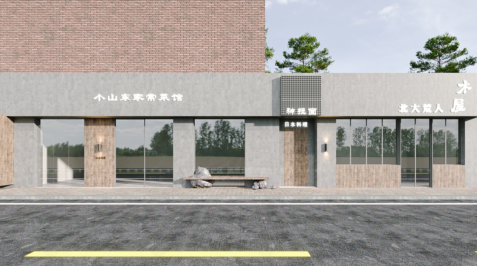 门头3D模型精品下载_3dmax模型_知末网
