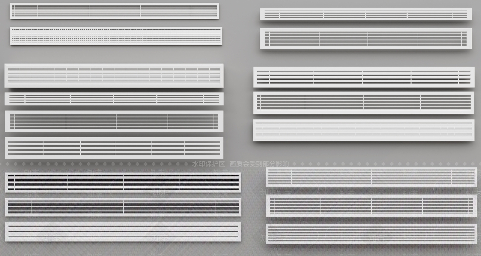 空调出风口中央空调出风口3D模型下载【ID:1142857698】
