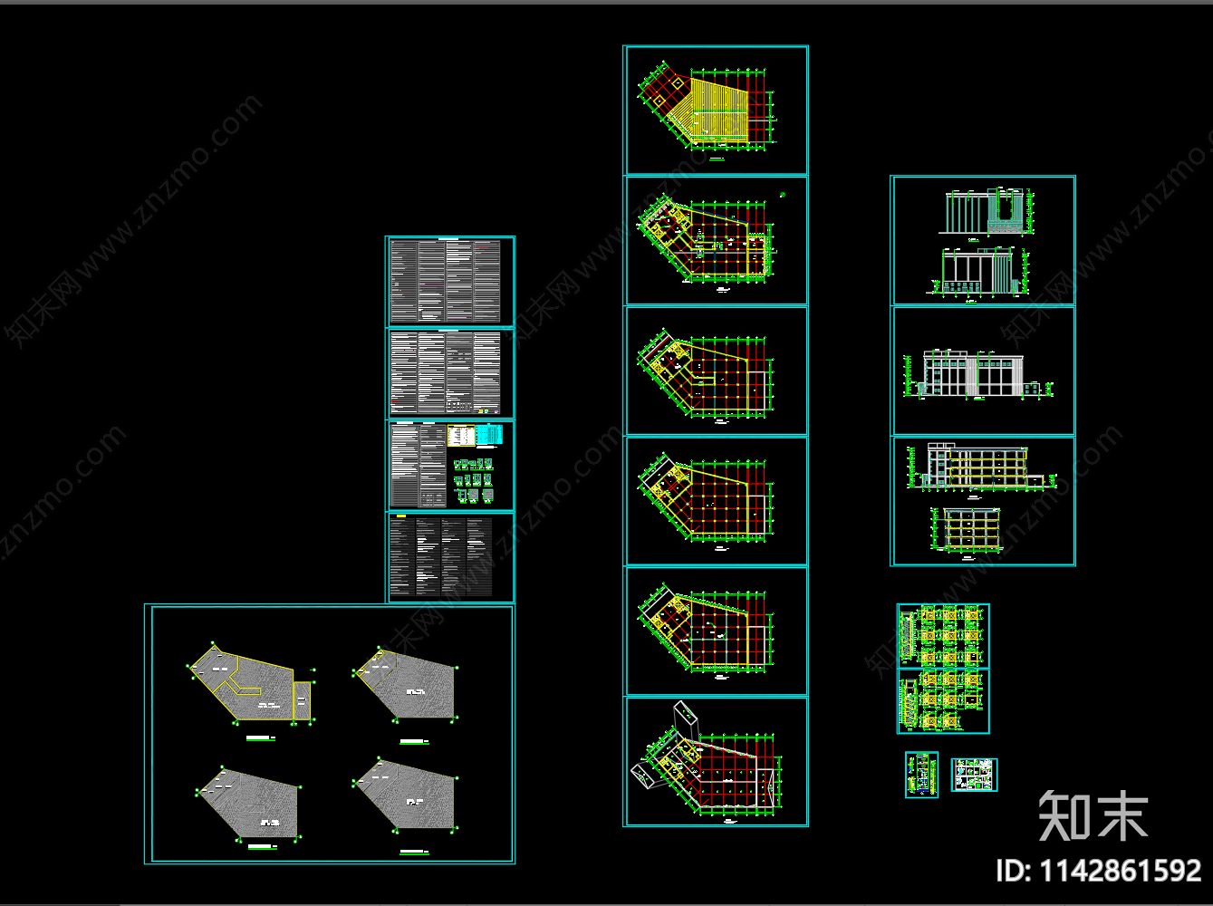 农产品高低温冷库建筑cad施工图下载【ID:1142861592】