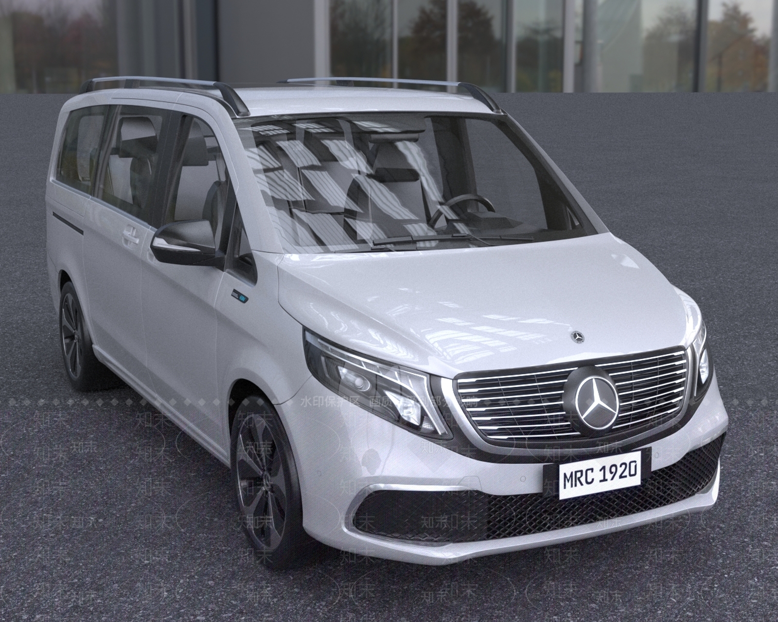 2020款梅赛德斯奔驰EQV汽车3D模型下载【ID:1142862489】