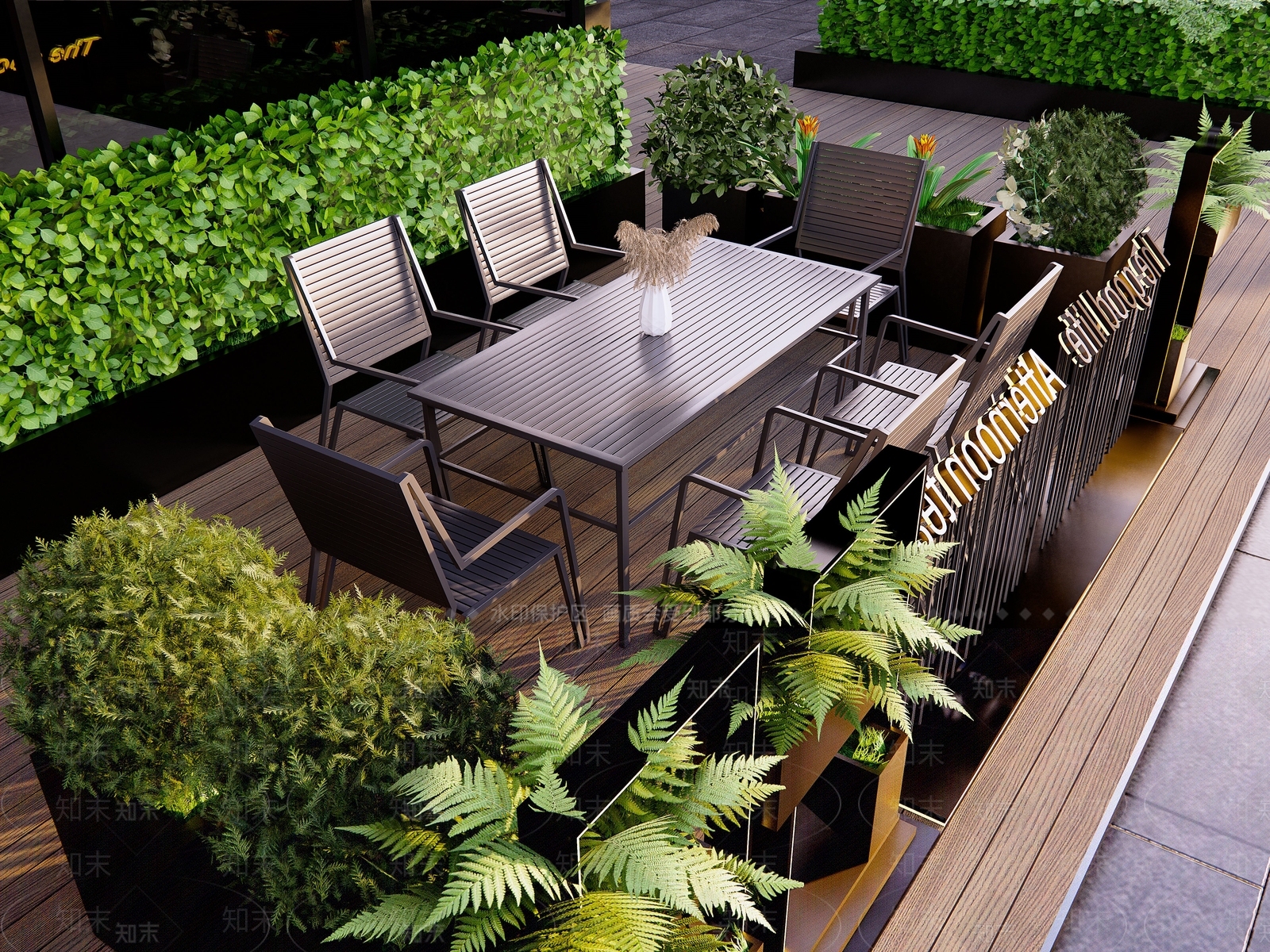 现代商业街外摆SU模型下载【ID:1142875408】