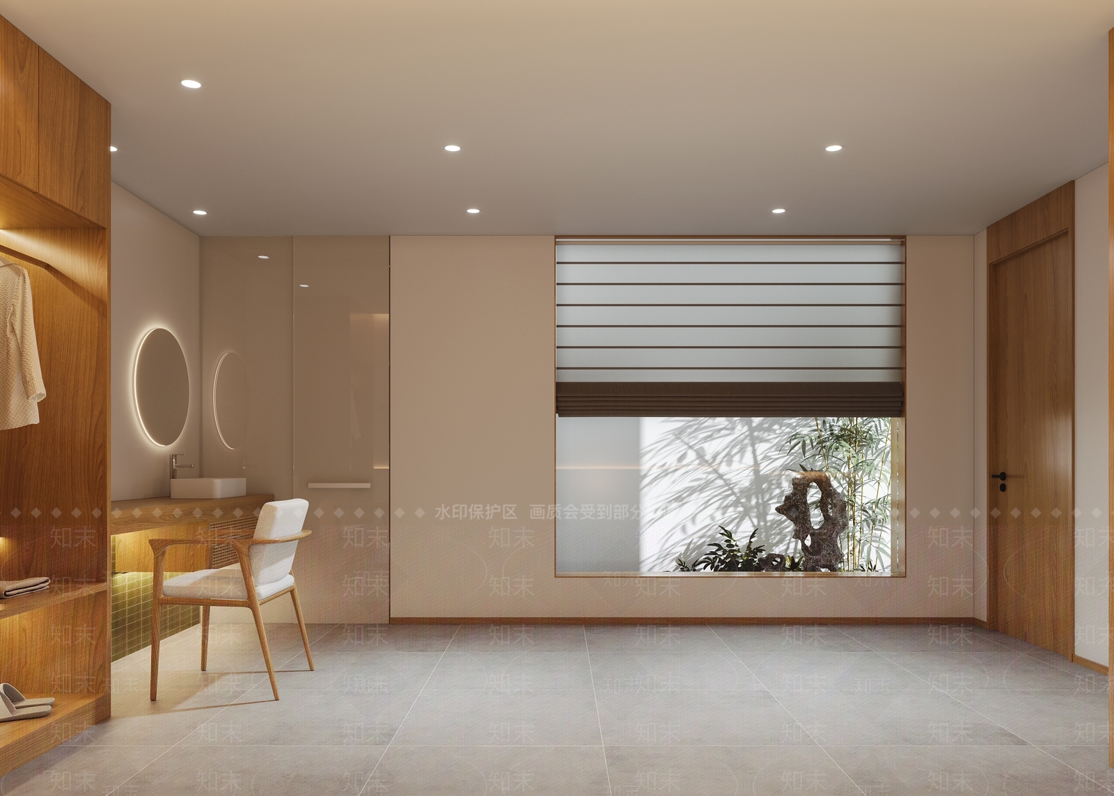 道亨效果图设计丨名宿设计酒店客房3D模型下载【ID:1142894819】