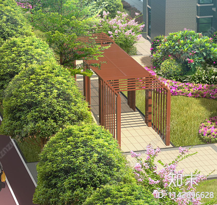 某小区园林景观亭详图施工图下载【ID:1142896628】