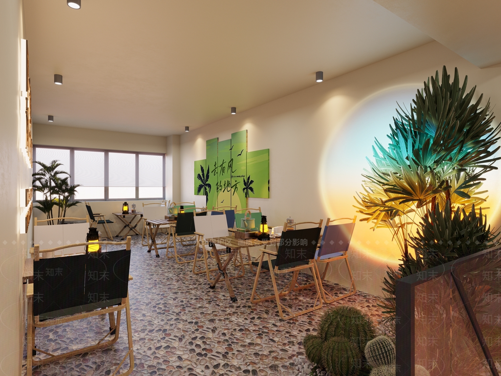现代奶茶店3D模型下载【ID:1142897083】