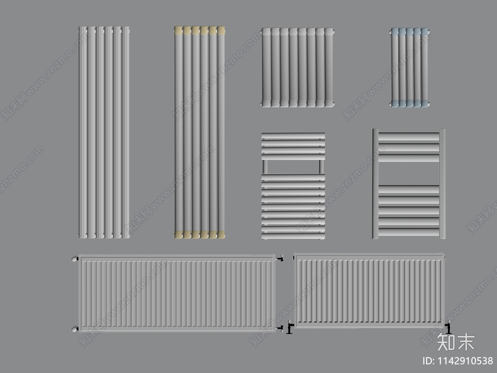 现代暖气片SU模型下载【ID:1142910538】