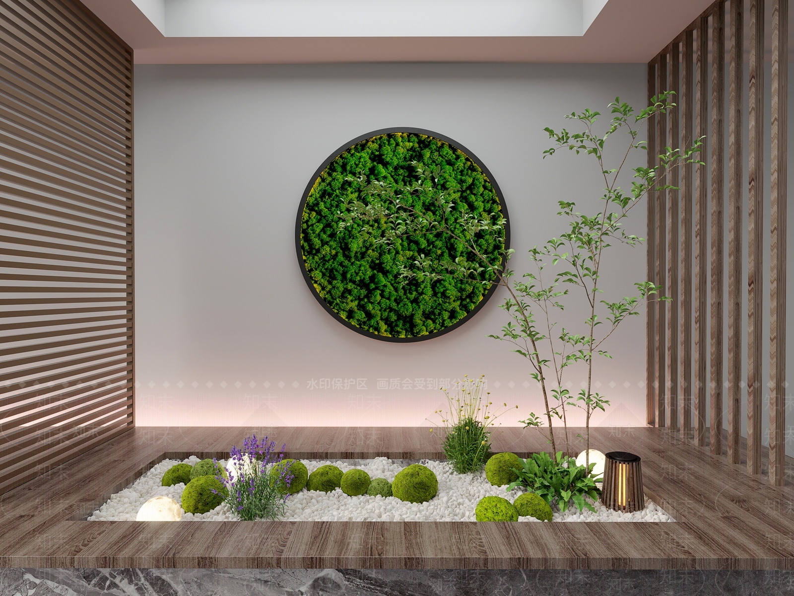 现代室内组团小景模型3D模型下载【ID:1142921501】