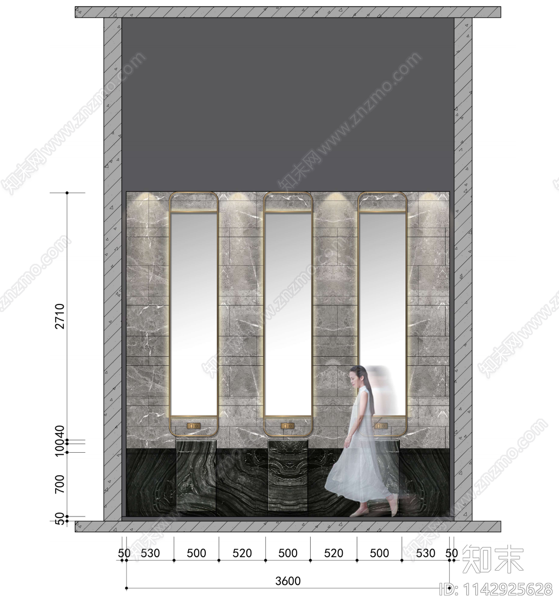 洗手池台盆施工图下载【ID:1142925628】