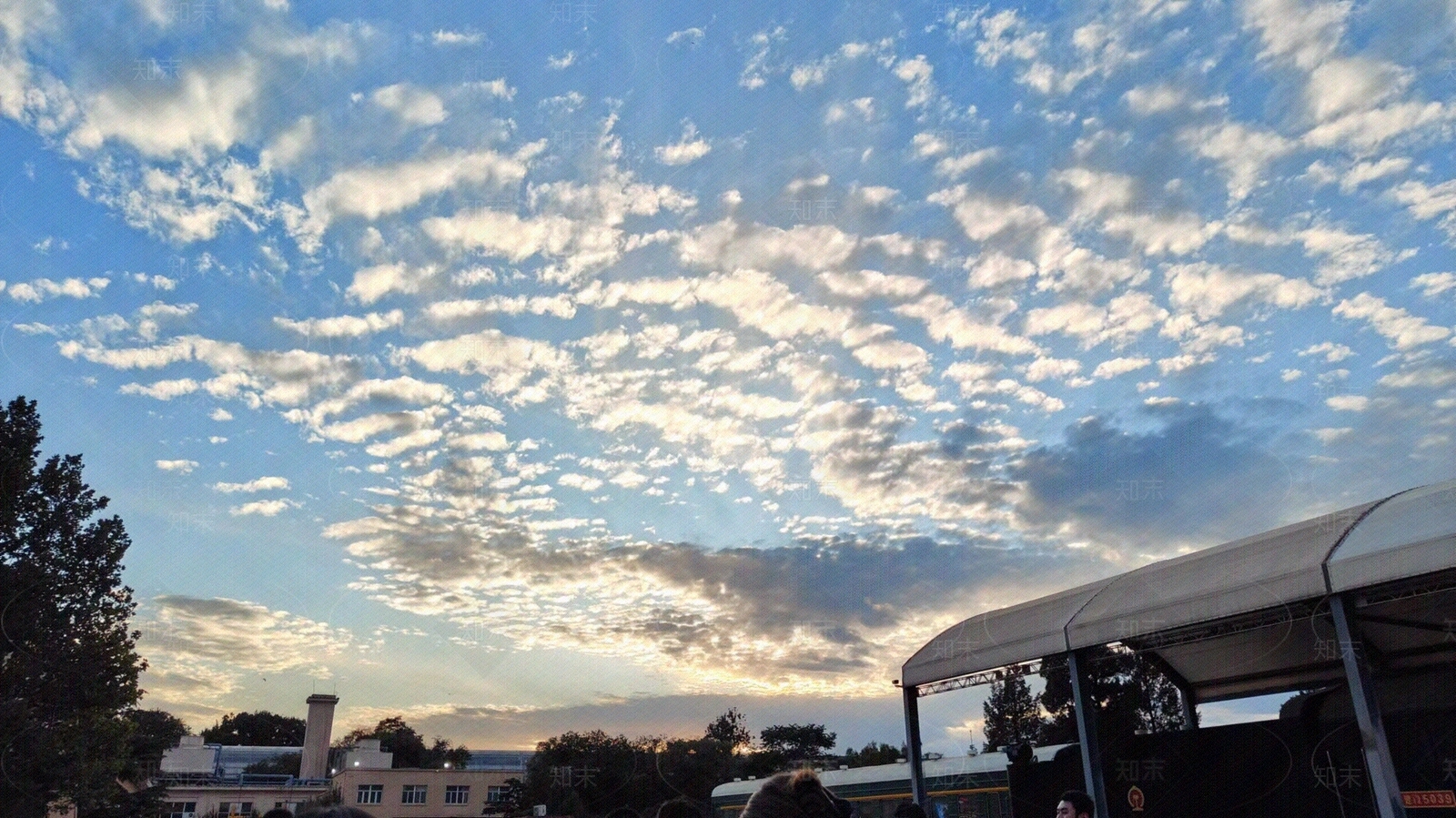 白天天空鱼鳞云天空蓝天白云贴图下载【ID:1142927203】