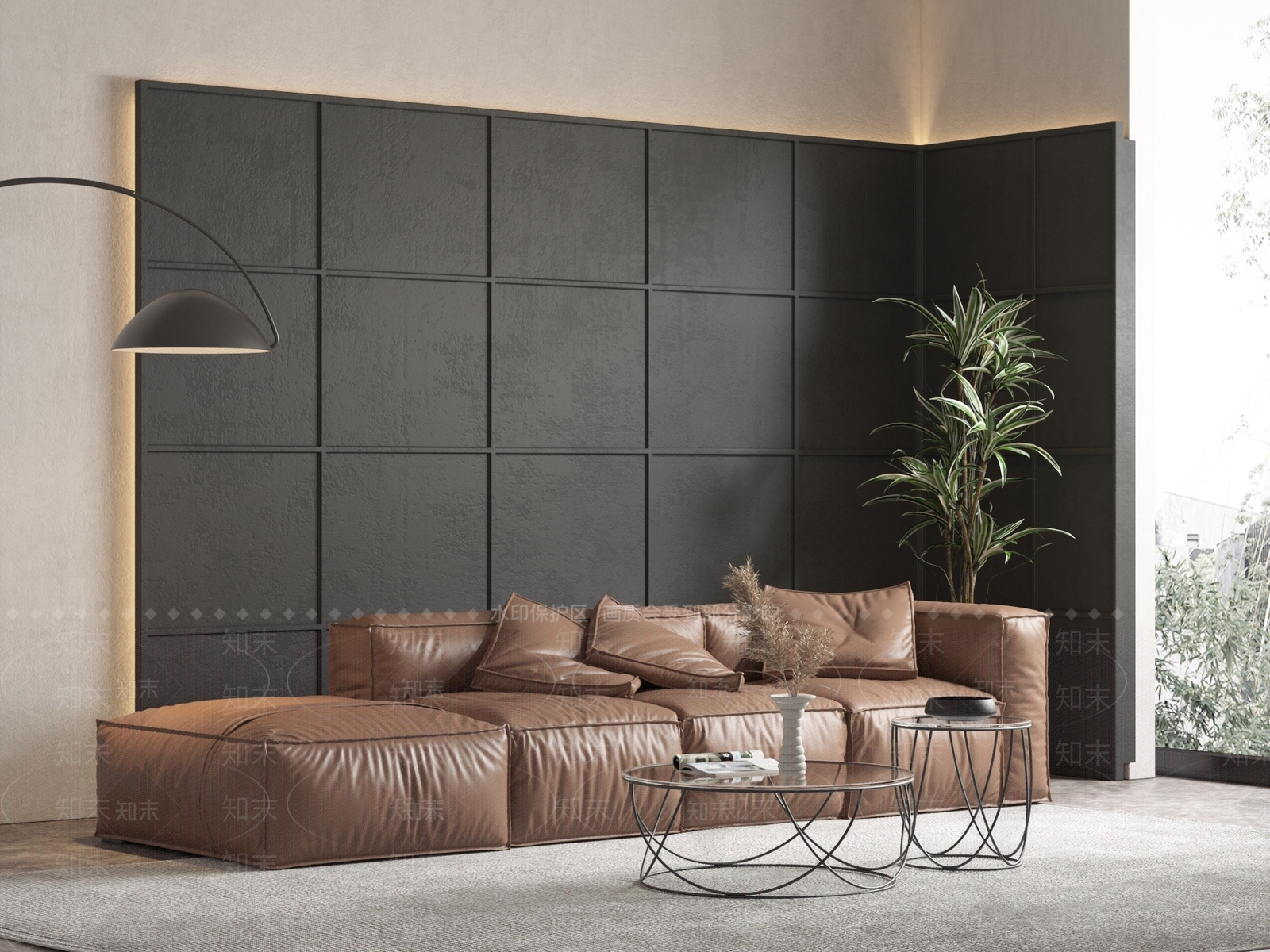现代模块组合沙发3d模型3D模型下载【ID:1142937053】