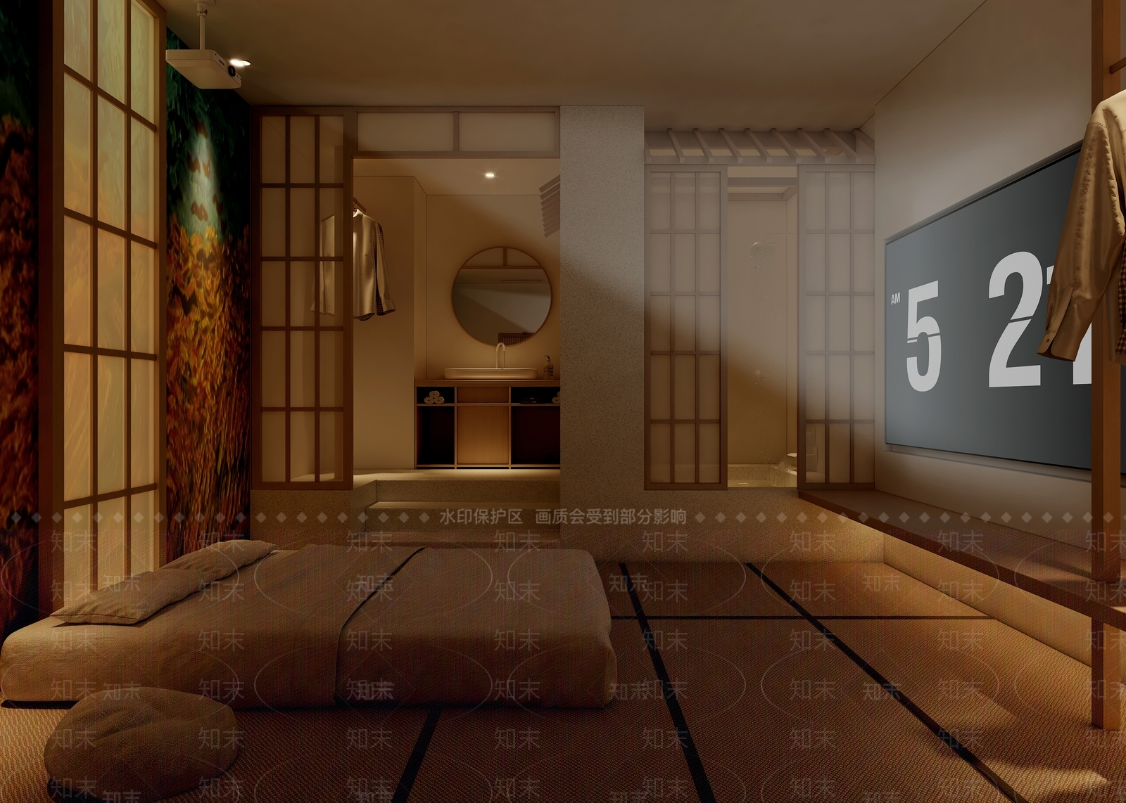 日式SPA店3D模型下载【ID:1142937324】