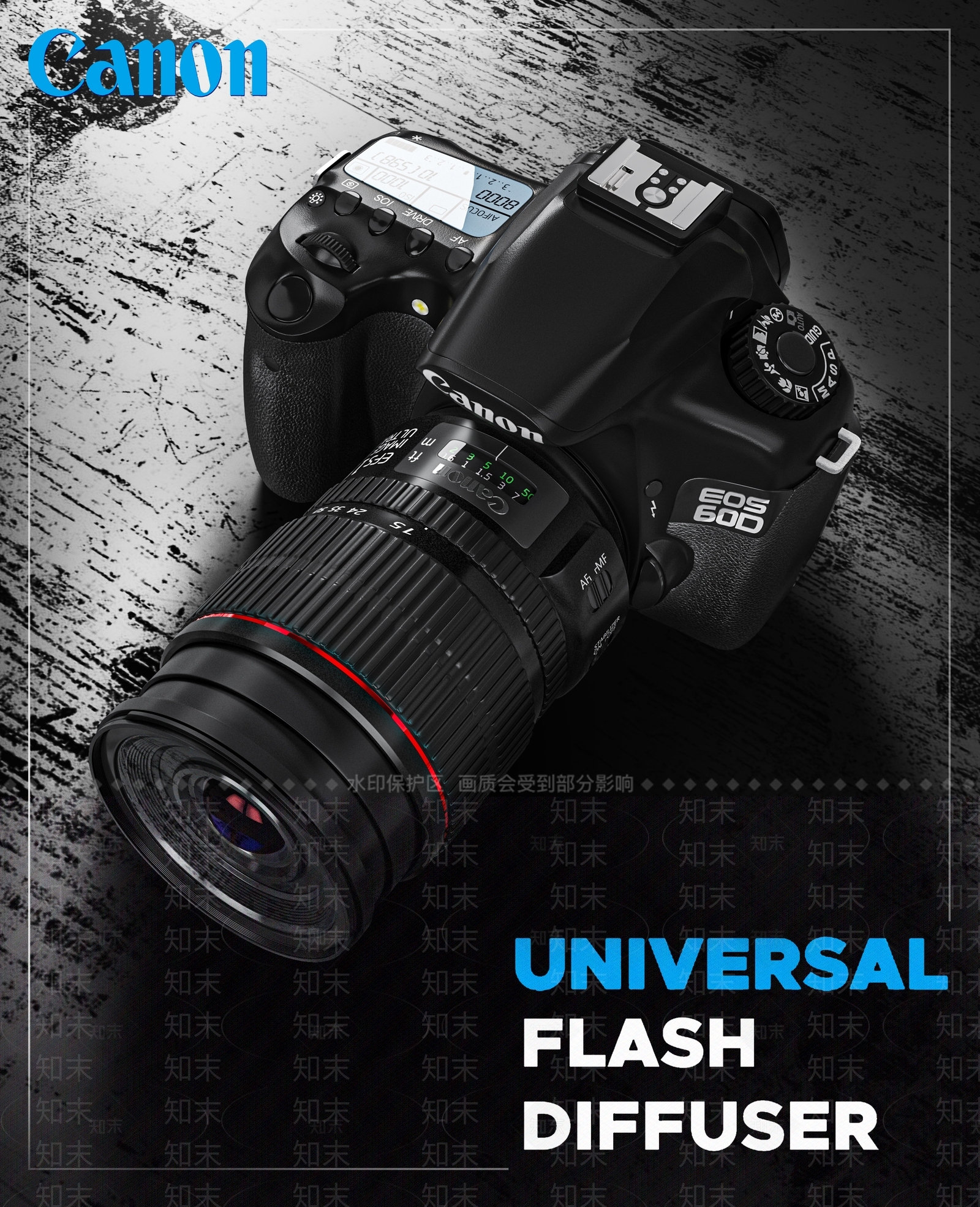 照相机镜头单反相机3D模型下载【ID:1142940129】