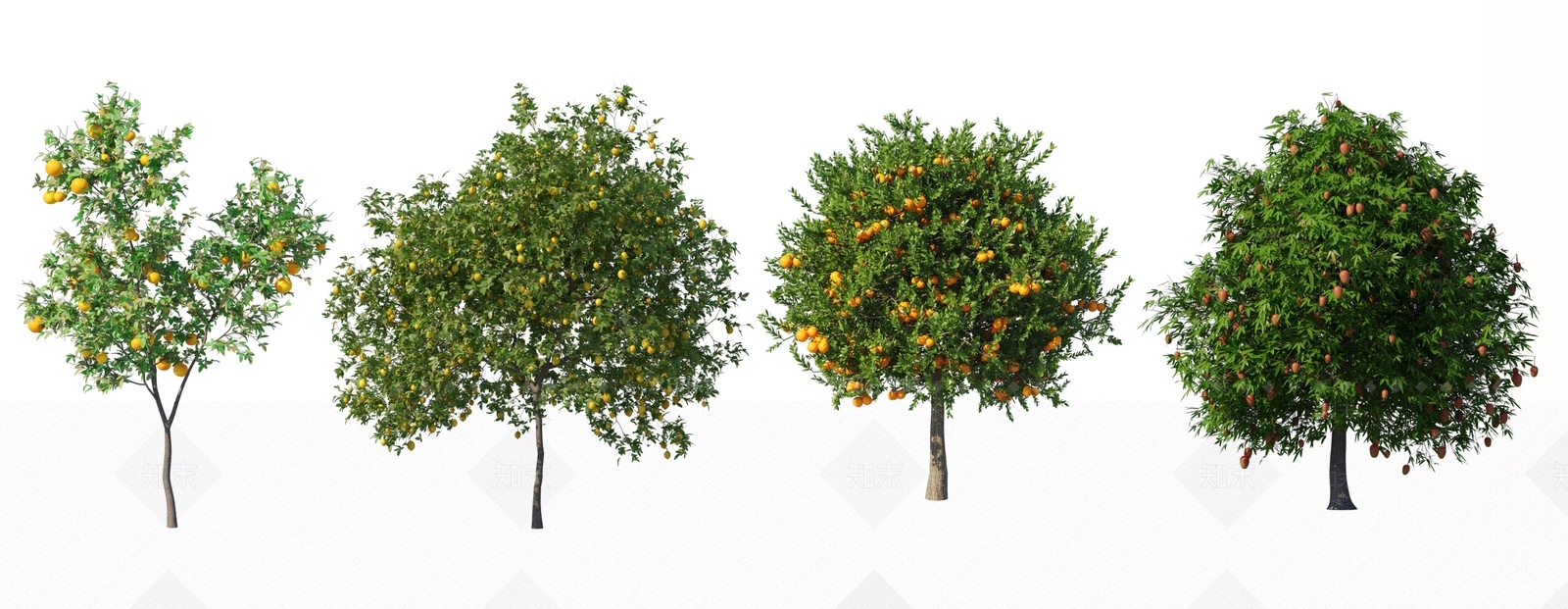 现代果树3D模型下载【ID:1142945103】