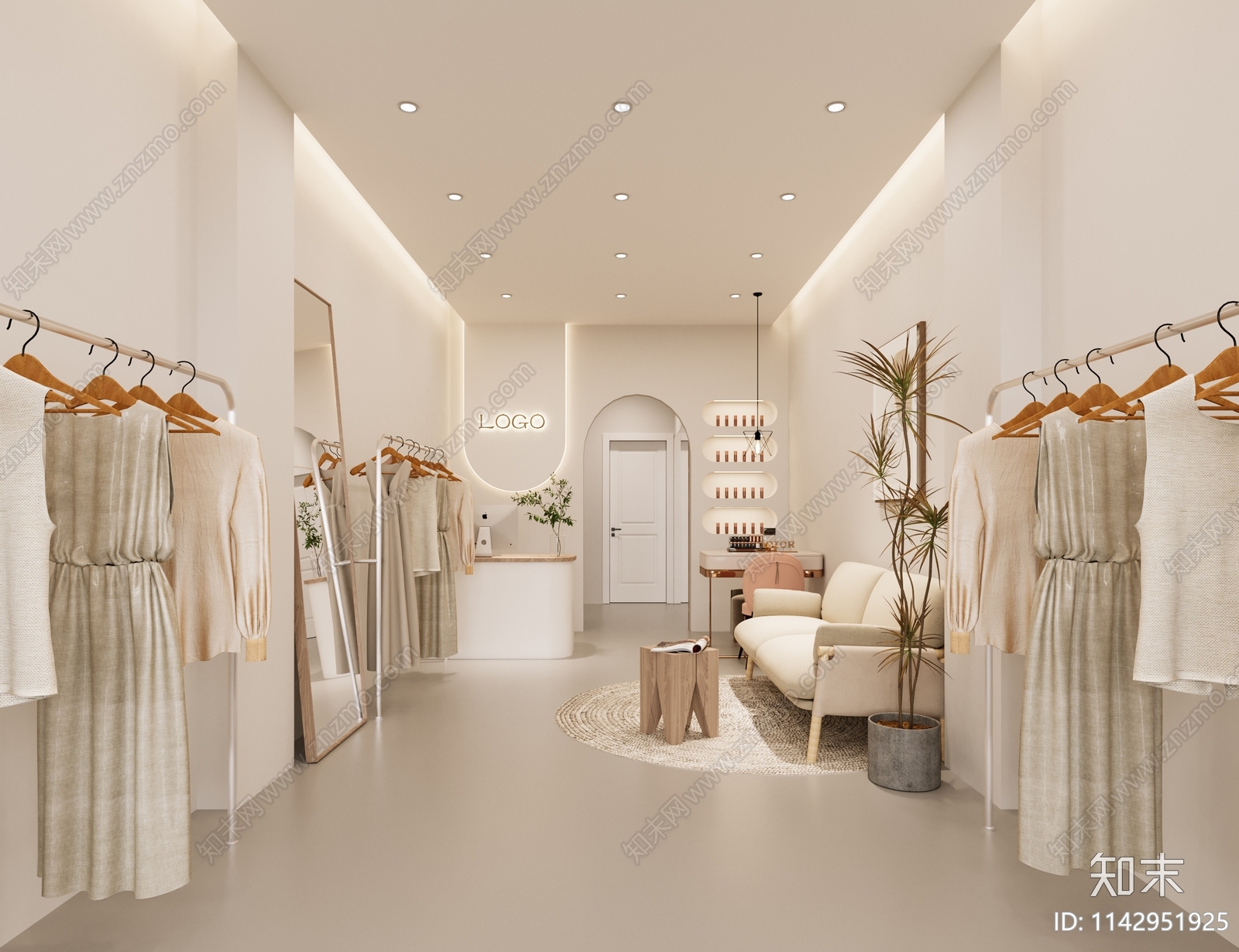 服装鞋店3D模型下载【ID:1142951925】