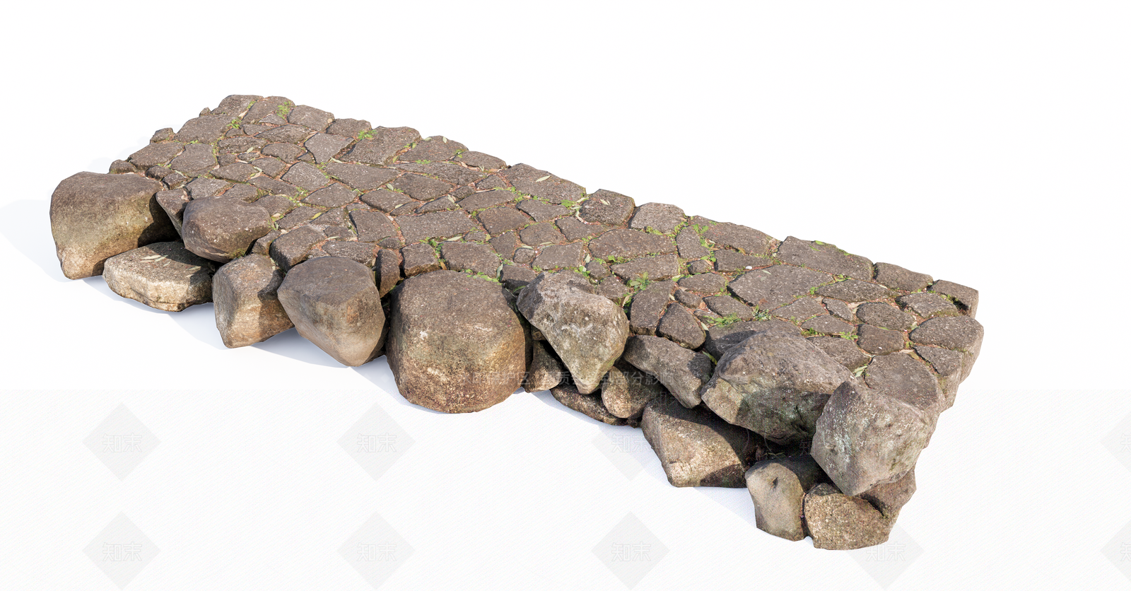 石头地面3D模型下载【ID:1142946809】