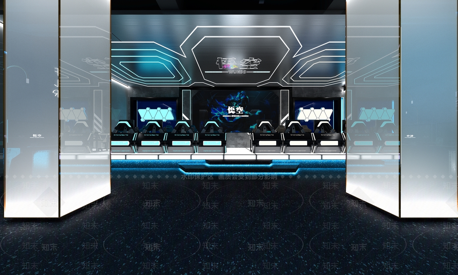 网吧网咖3D模型下载【ID:1142951242】