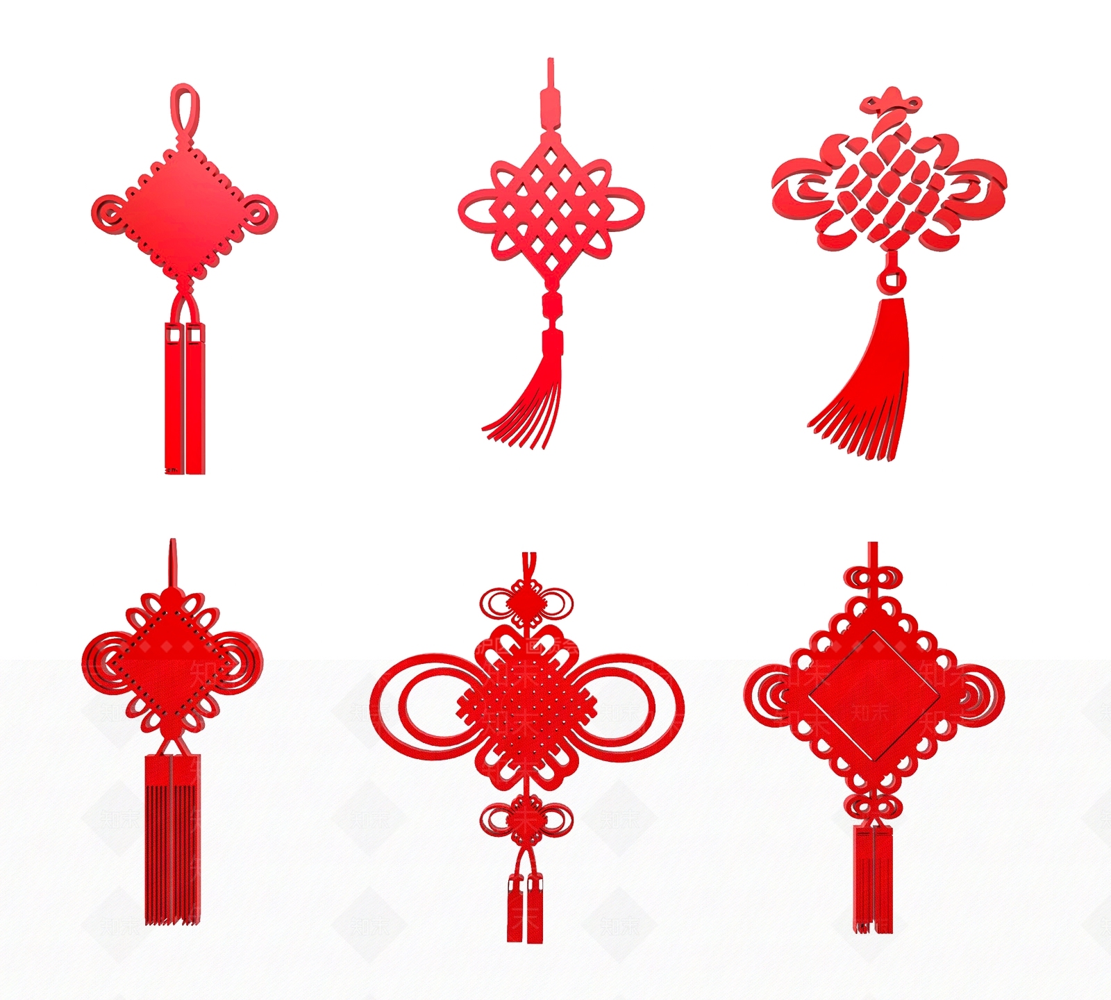 中国结3D模型下载【ID:1142962616】