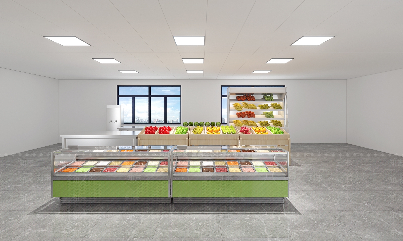 美食商场水果店3D模型下载【ID:1142964603】