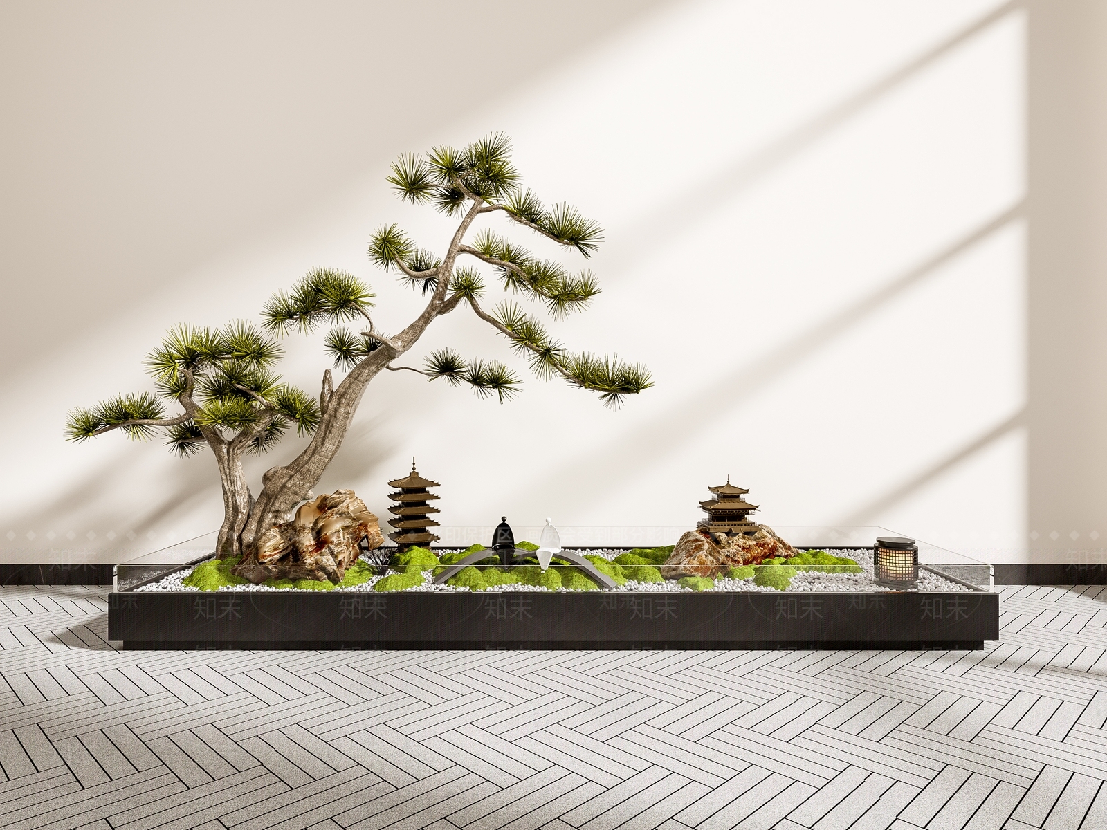 禅意小景3D模型下载【ID:1142973005】