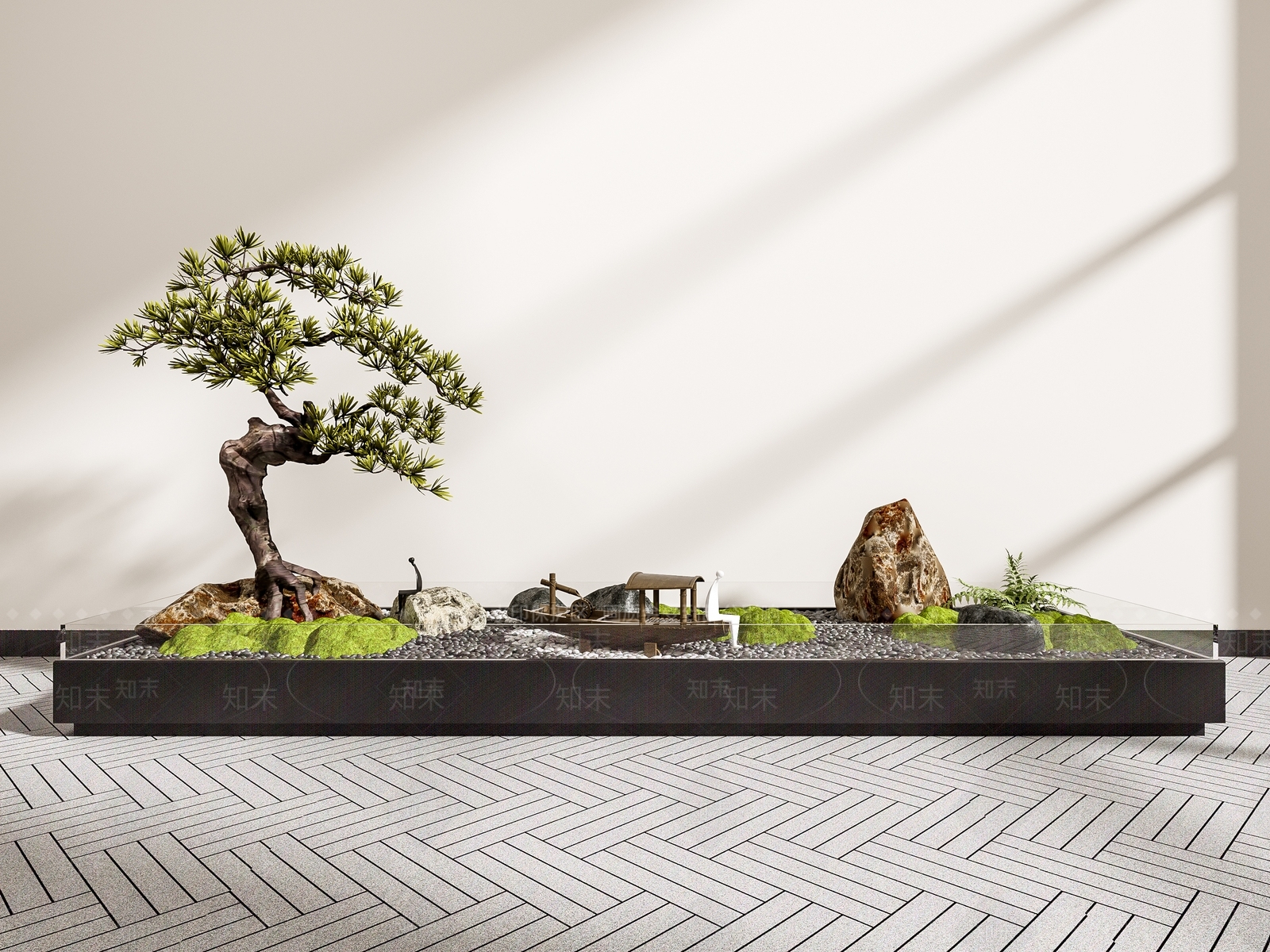 禅意小景3D模型下载【ID:1142973183】