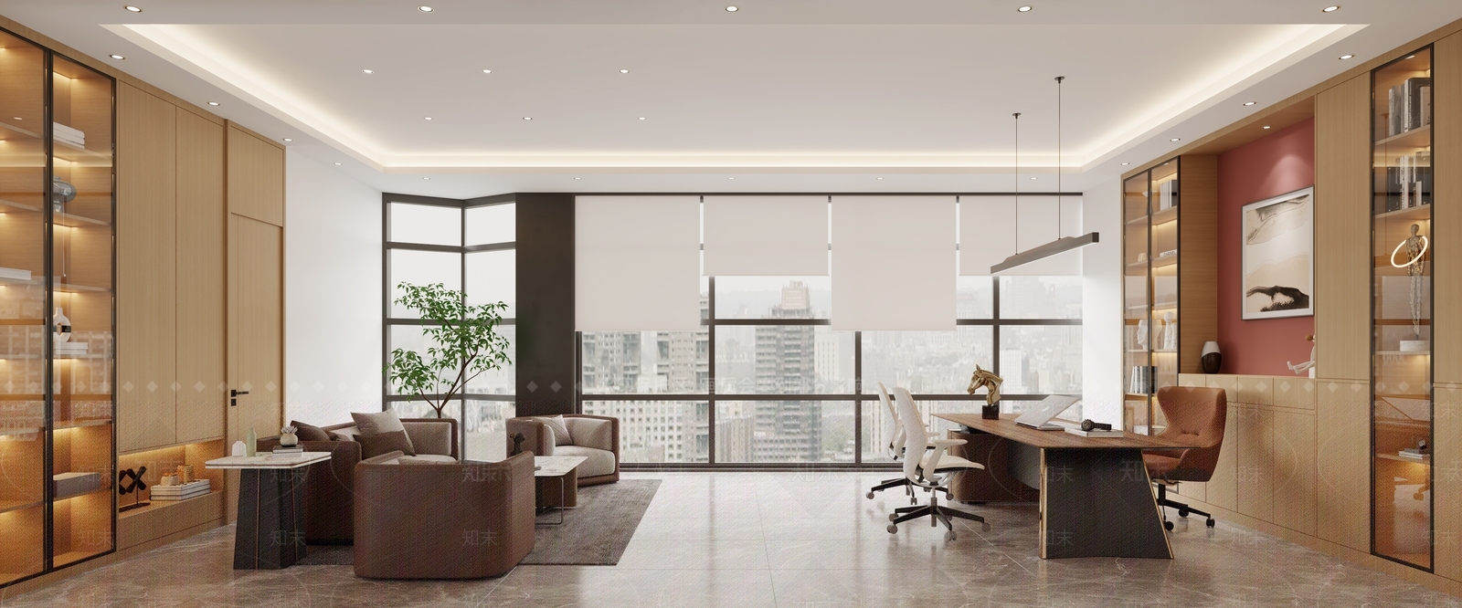 经理休息办公区3D模型下载【ID:1143006936】