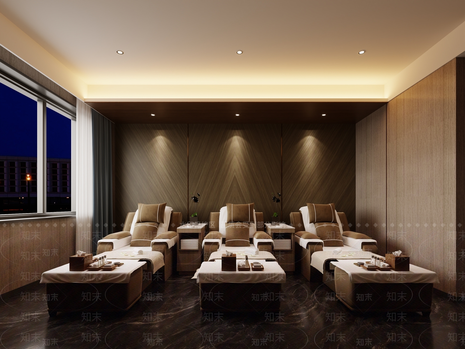 现代足浴中心3D模型下载【ID:1143009732】