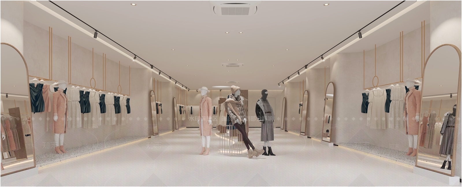 服装鞋店3D模型下载【ID:1143015338】