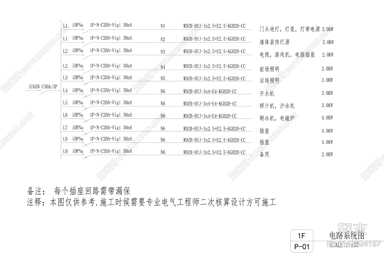 全套宠物会所cad施工图下载【ID:1143024167】